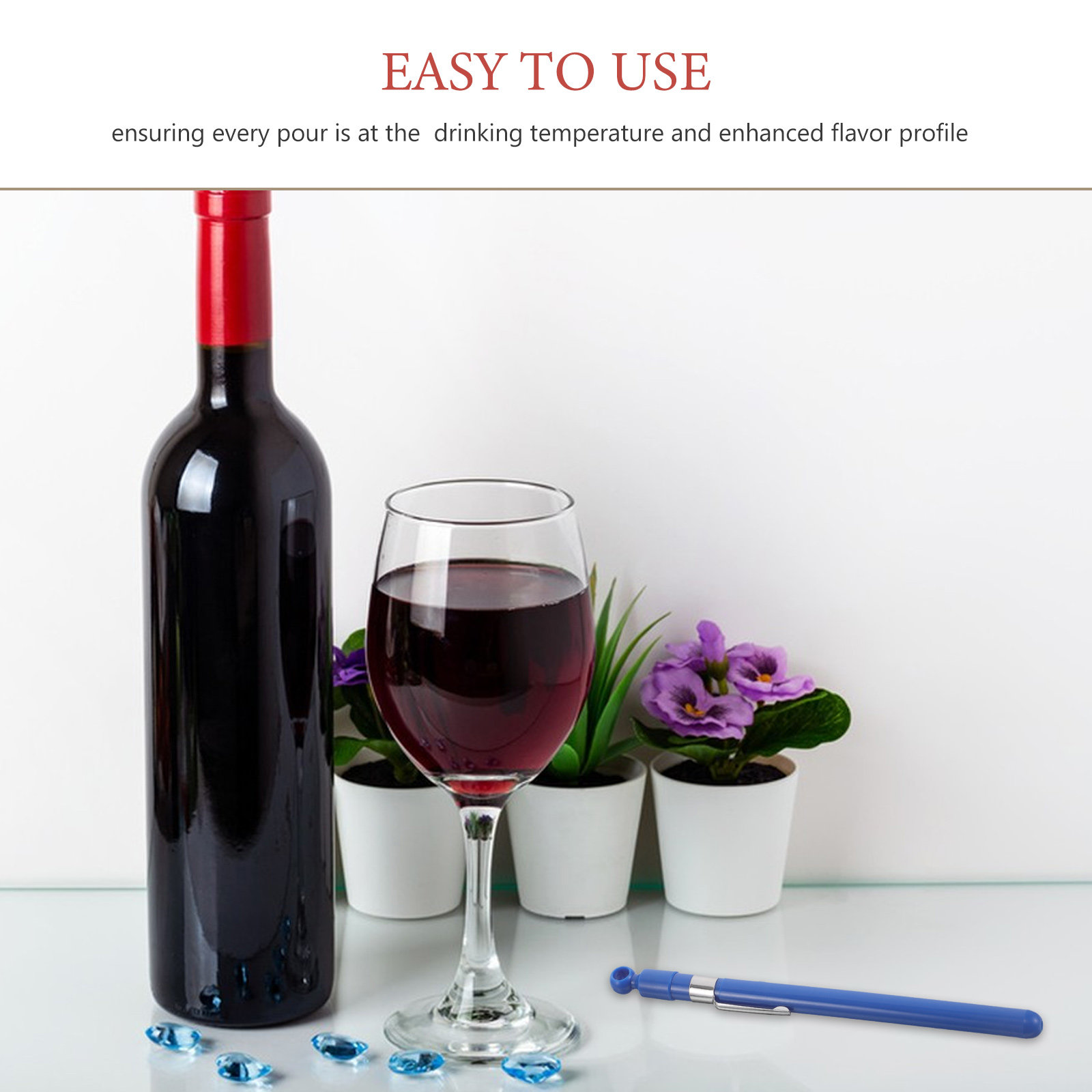 Termometro per Vino in Vetro,  - Home Cooking Reading recensione e prezzo