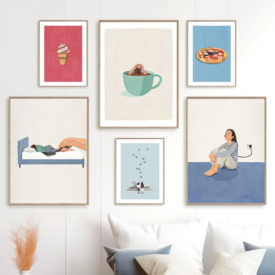 Poster Divertente e Umoristico - Home Cooking Reading recensione e prezzo
