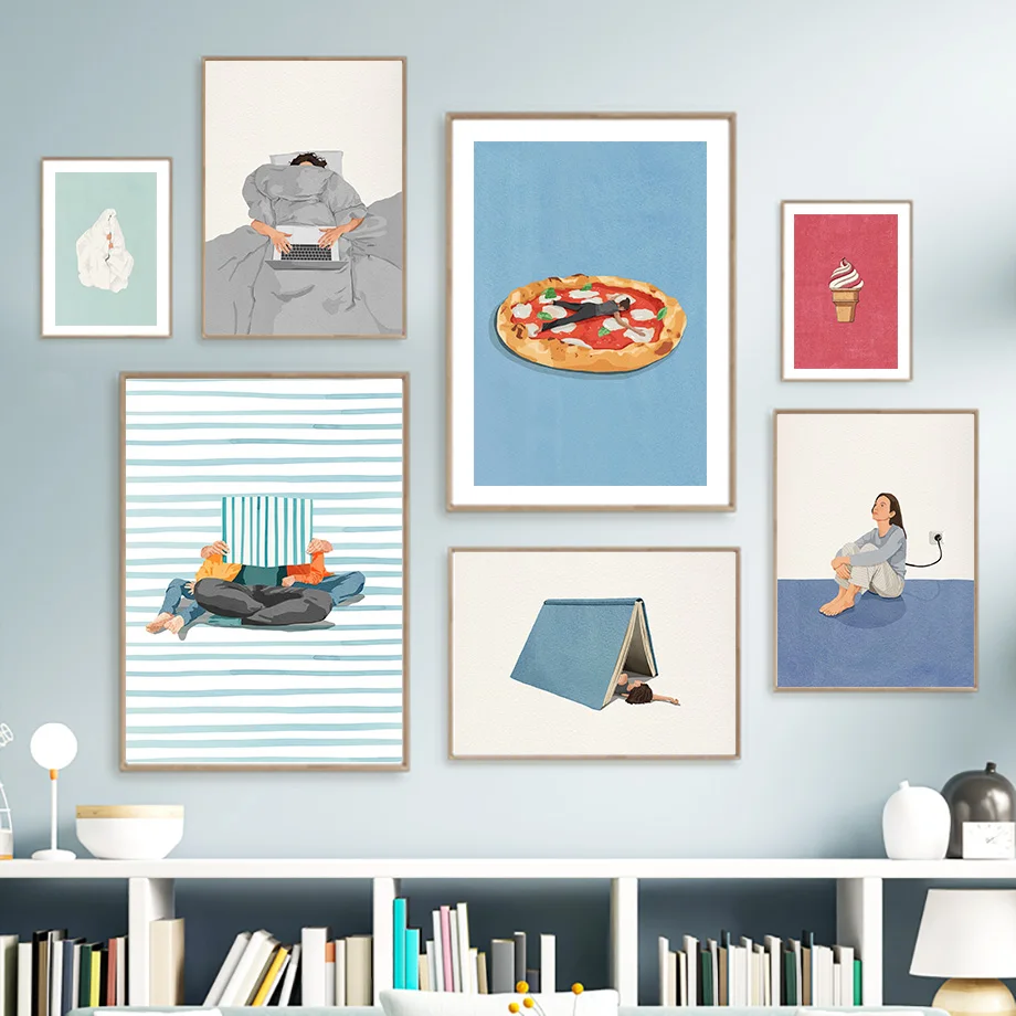 Poster Divertente e Umoristico - Home Cooking Reading recensione e prezzo