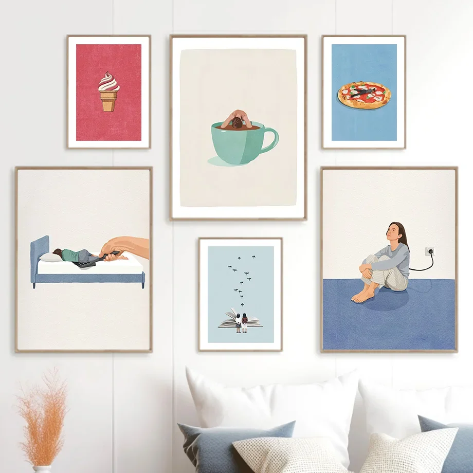 Poster Divertente e Umoristico - Home Cooking Reading recensione e prezzo